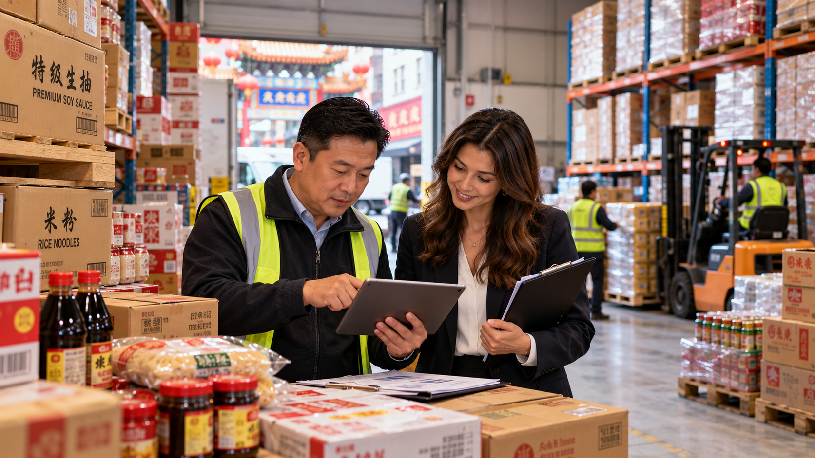 Business tax consultant supporting Chinatown importers