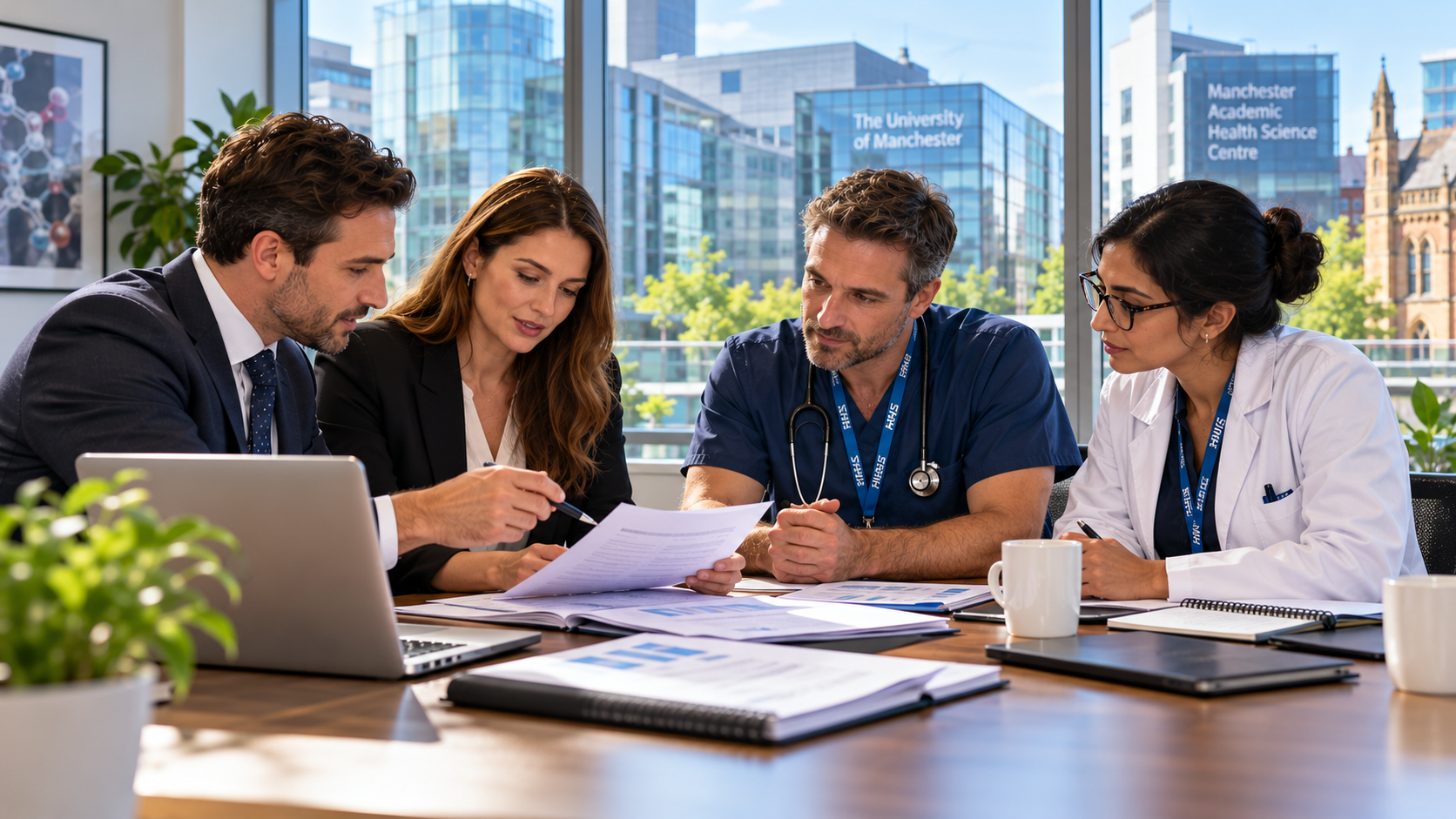 Knowledgeable tax advisors in Oxford Road Corridor meeting professionals