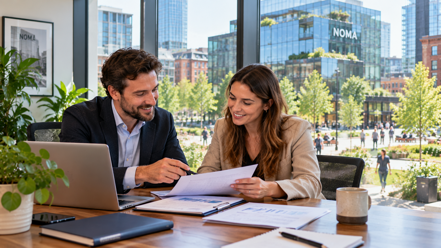 Tax Consultant in NOMA advising an office employee