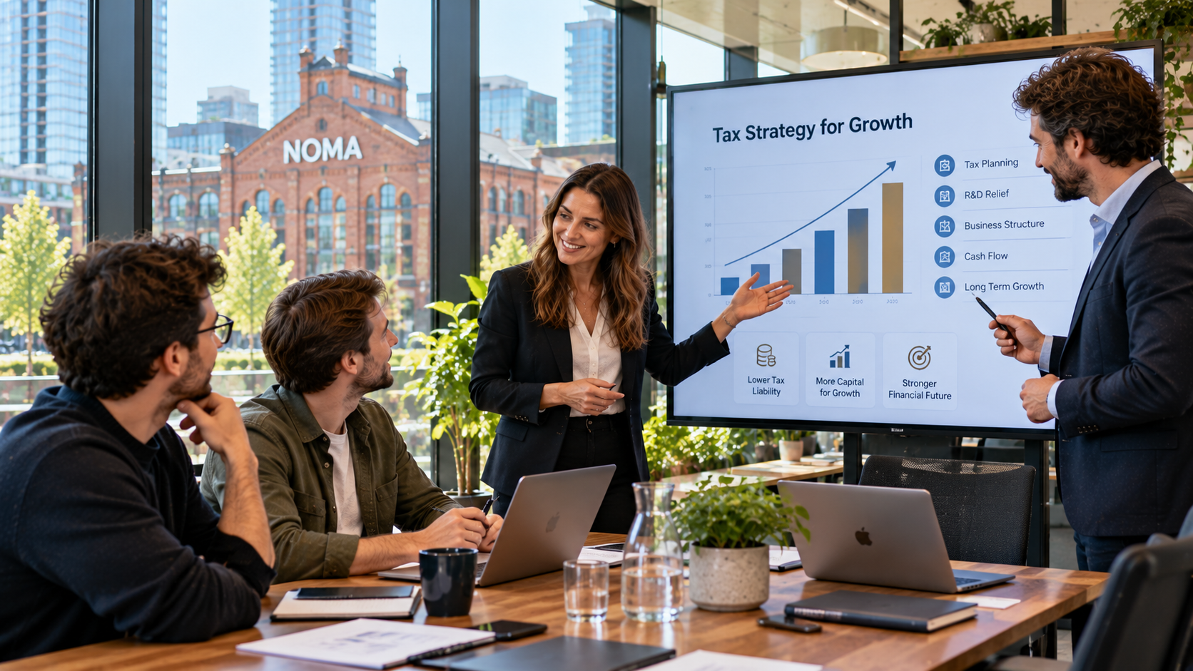 Forward-looking tax consultants in NOMA meeting tech founders
