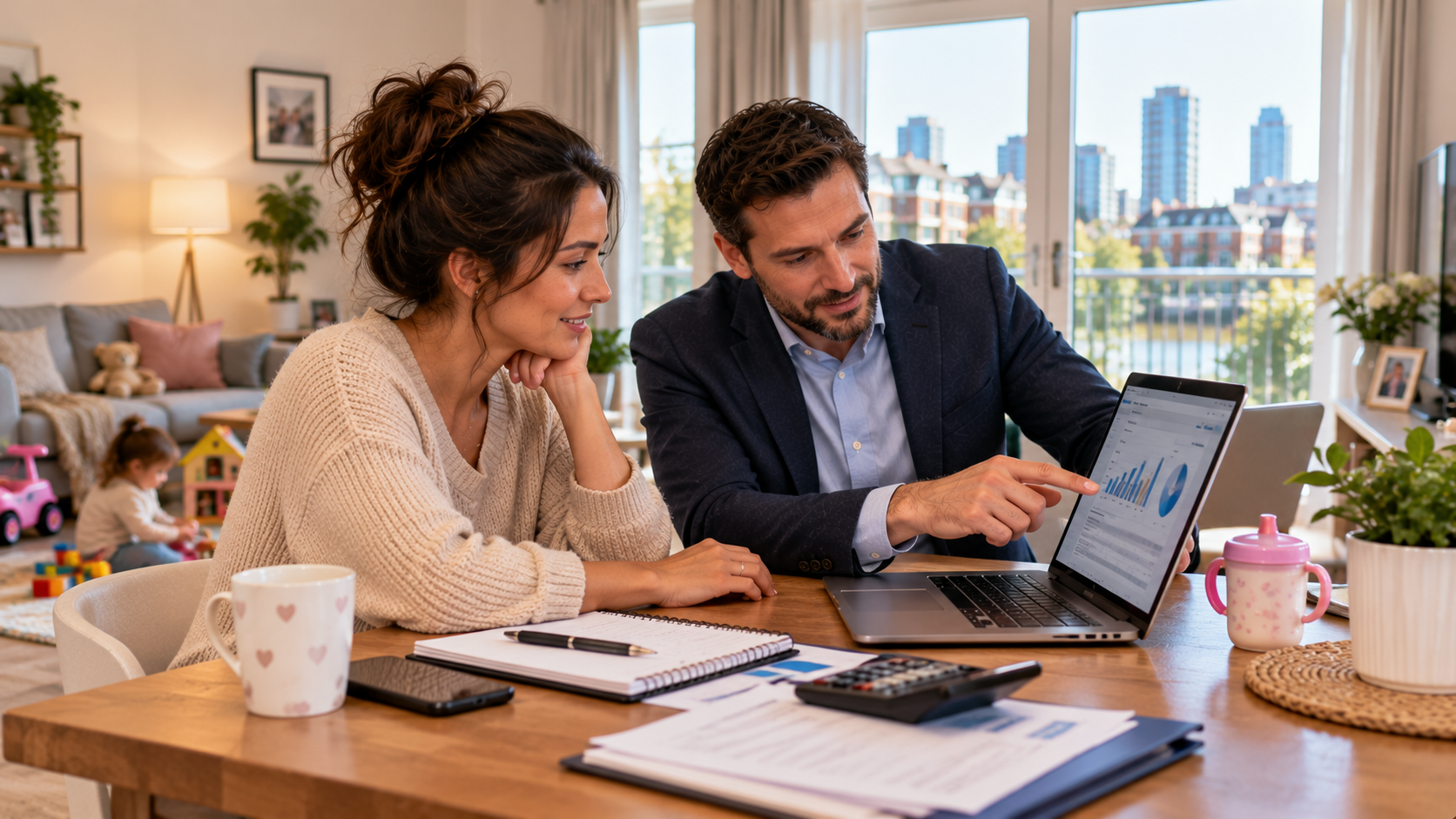 Personal Tax Advisor in Salford helping a working parent
