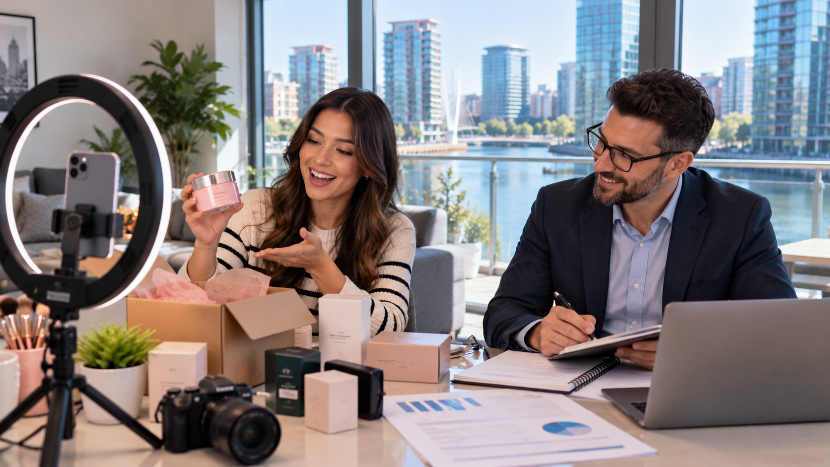 Personal Tax Advisor in Salford Quays helping with brand deal income