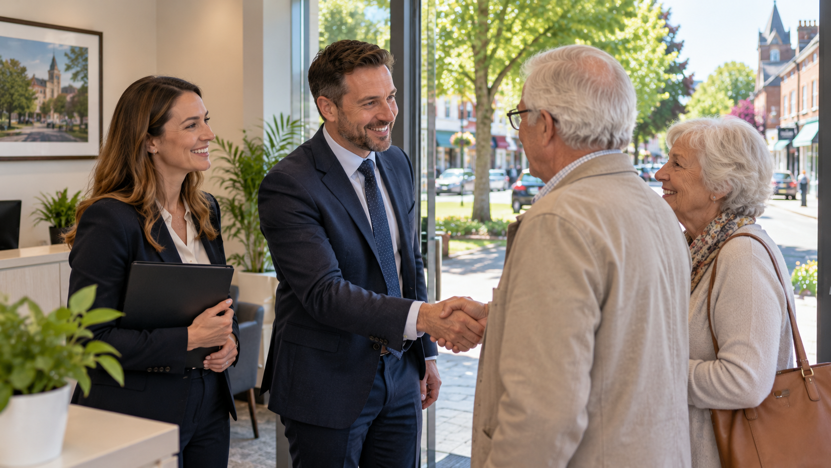 Patient tax advisors in Prestwich welcoming clients