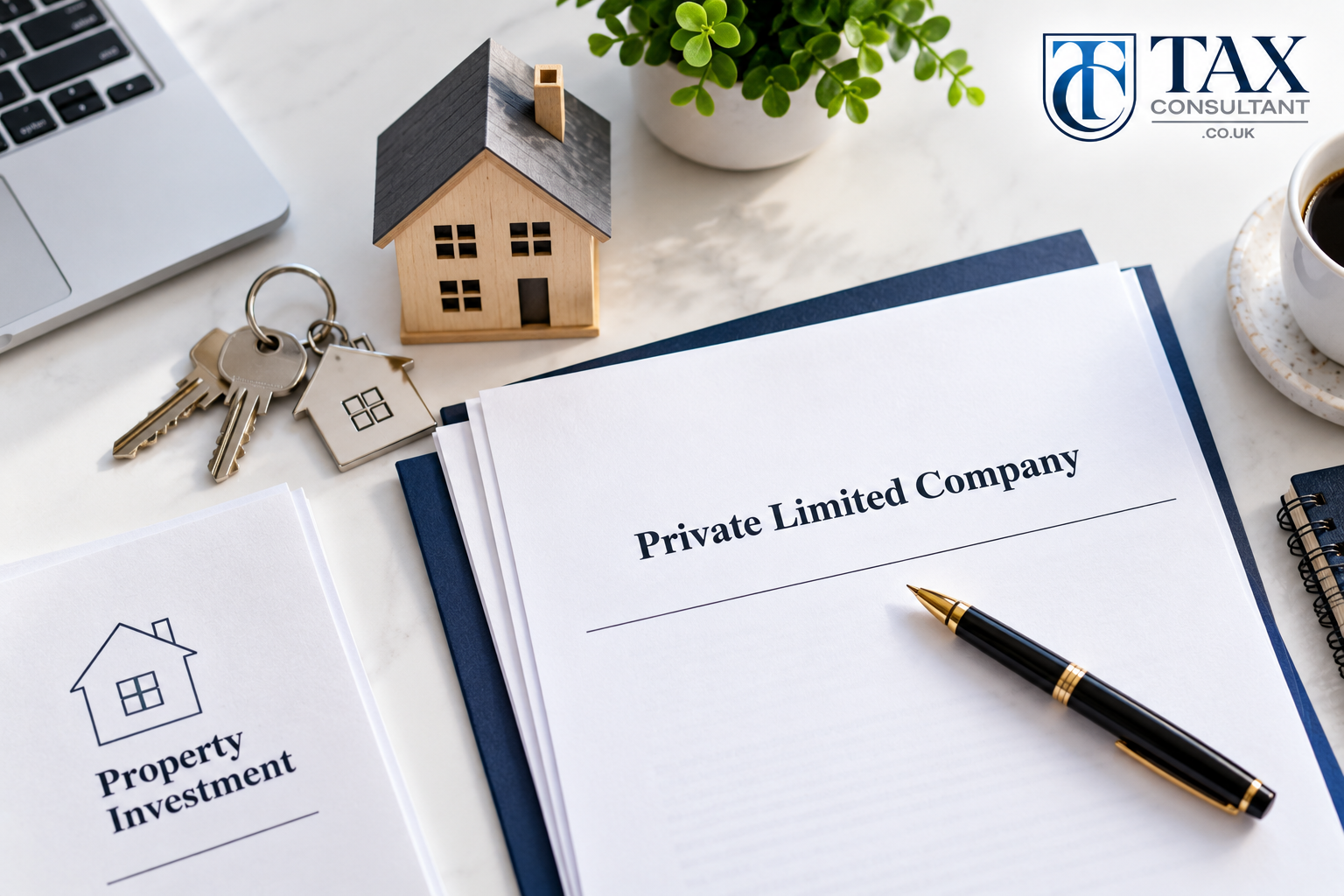 Keys and documents for a property limited company