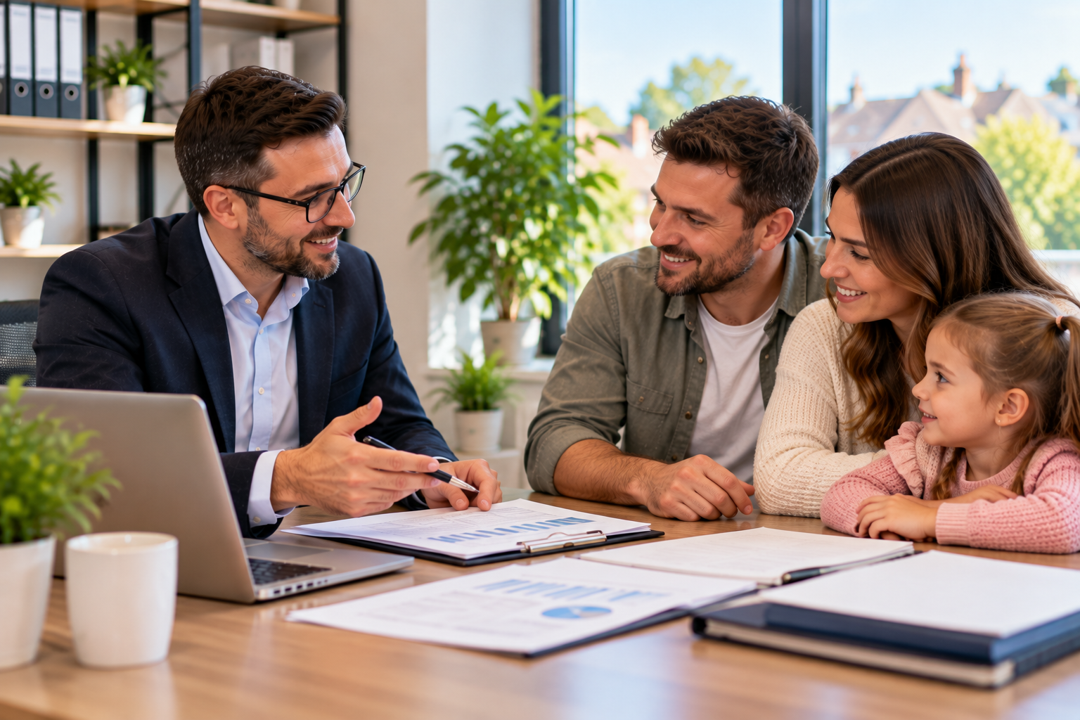 Tax Consultant in Sutton advising a local family